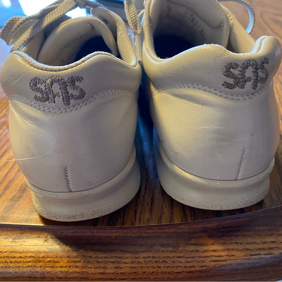 SAS Tripad Comfort FREE TIME Bone Leather Oxford Shoes size 7 1/2 N Gray - Picture 4 of 8